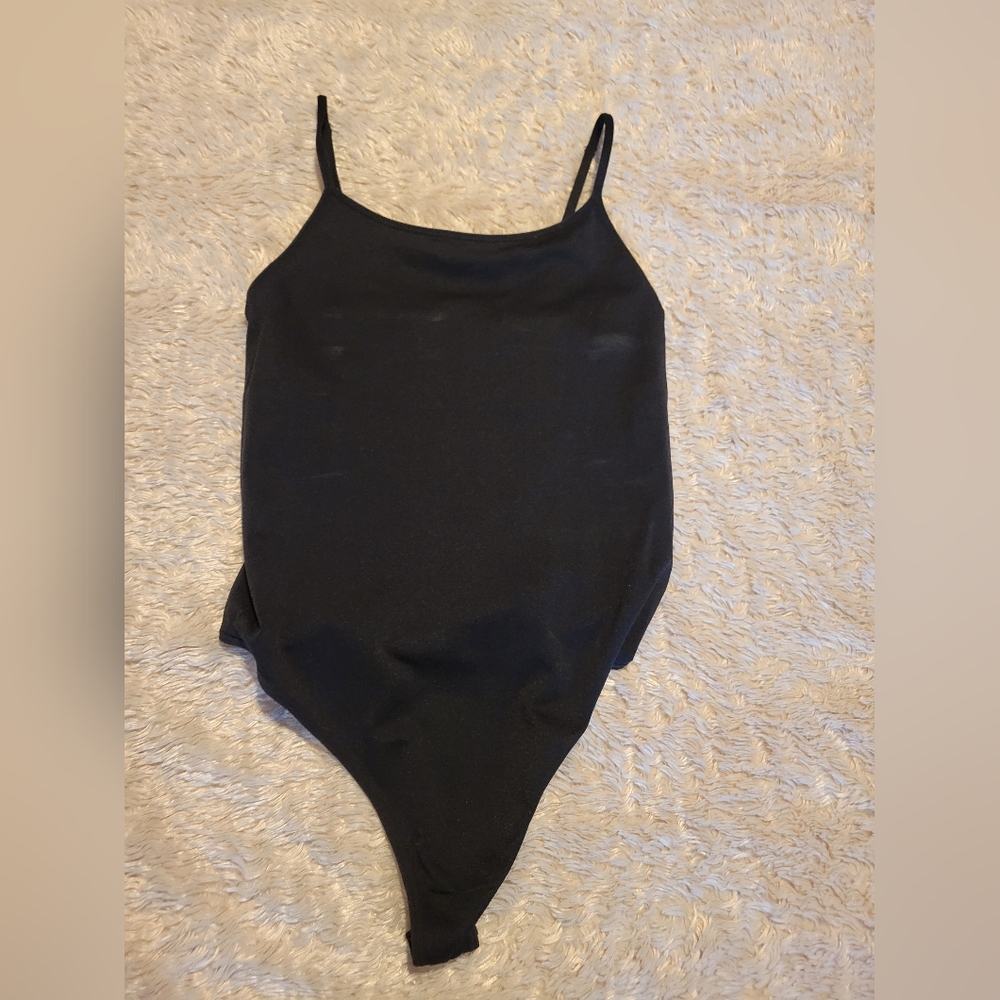 Love By GAP Women's Shelf-bra Bodysuit With Adjustable Straps